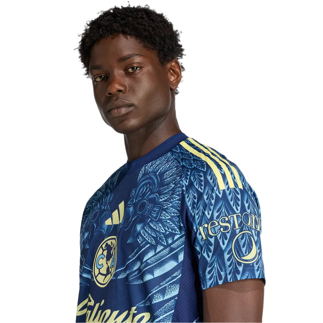 adidas Fidalgo Men's Club América 25/26 Authentic Away Jersey (Blue)