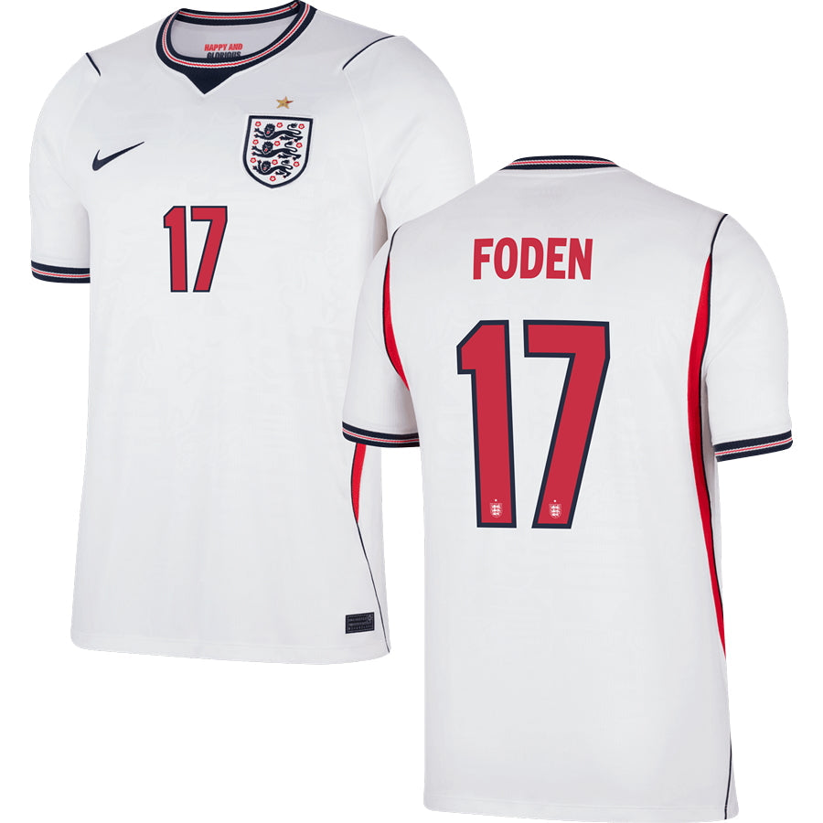 2026 England Home Soccer Jersey World Cup 2026