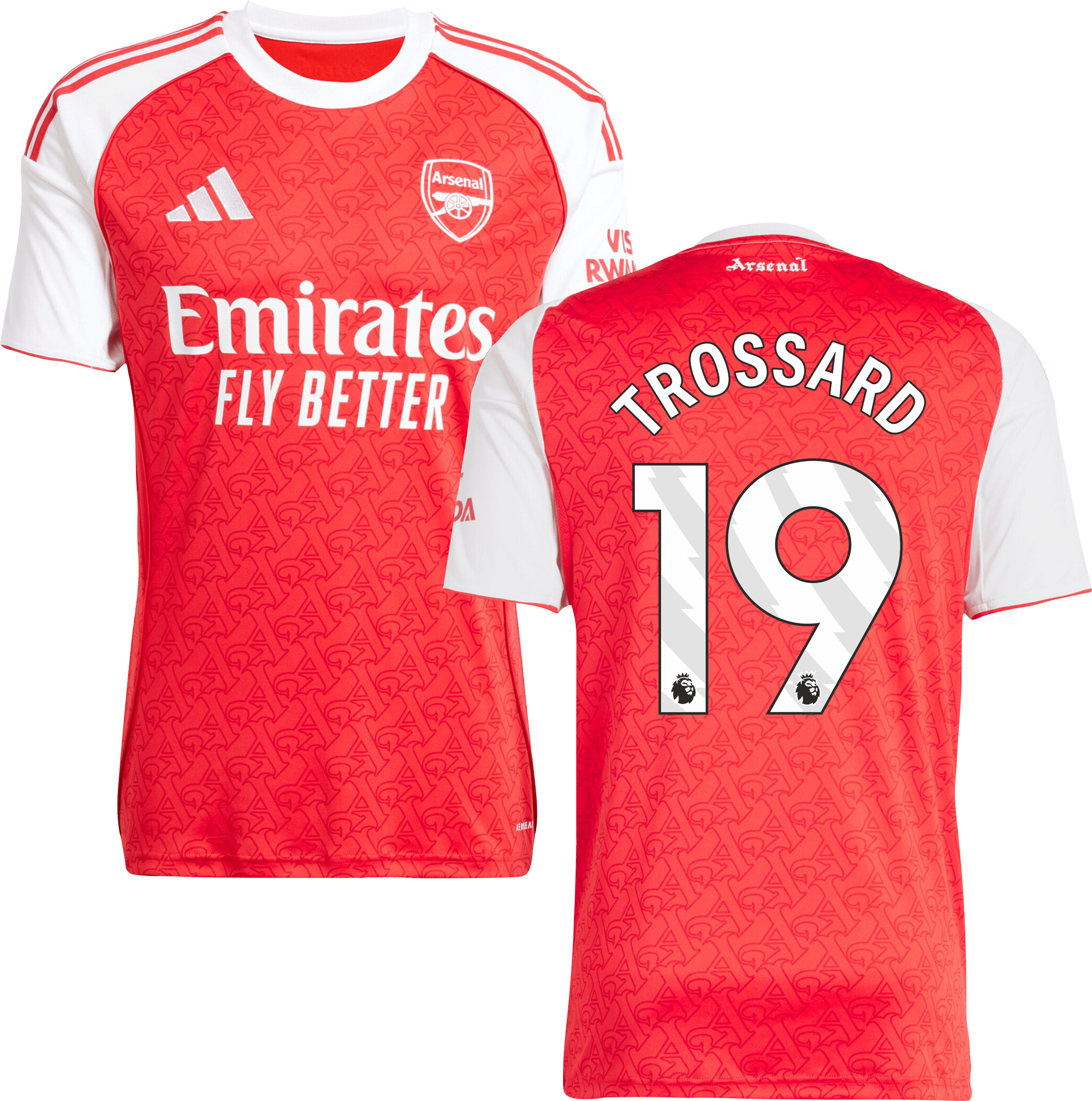 Arsenal Home Jersey #19 TROSSARD 2025/26 Adults