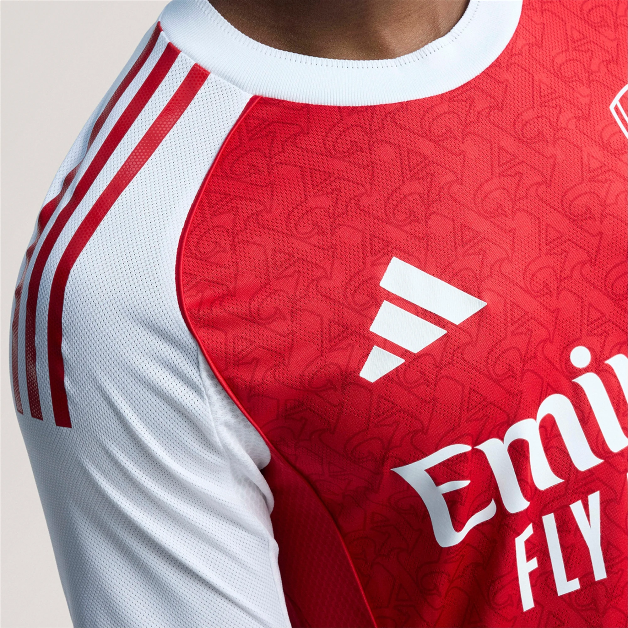adidas Reiss Nelson Arsenal FC Authentic Home Jersey 25/26 w/ EPL Patch (Better Scarlet/White