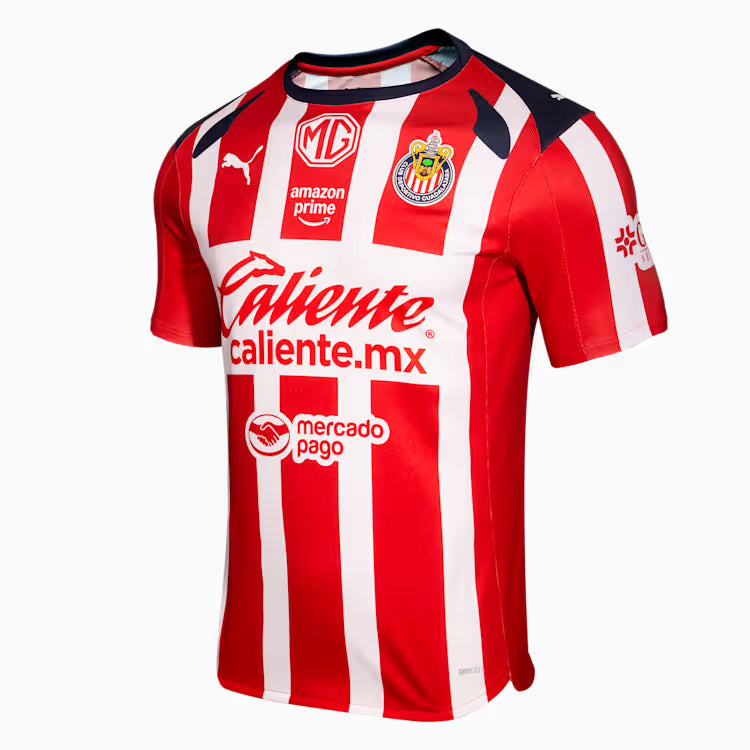 Puma Leonardo Sepulveda Men's Chivas De Guadalajara Home Jersey 25/26 (Puma Red/White)