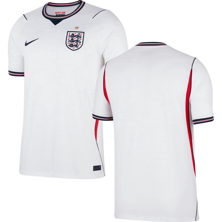 2026 England Home Soccer Jersey World Cup 2026