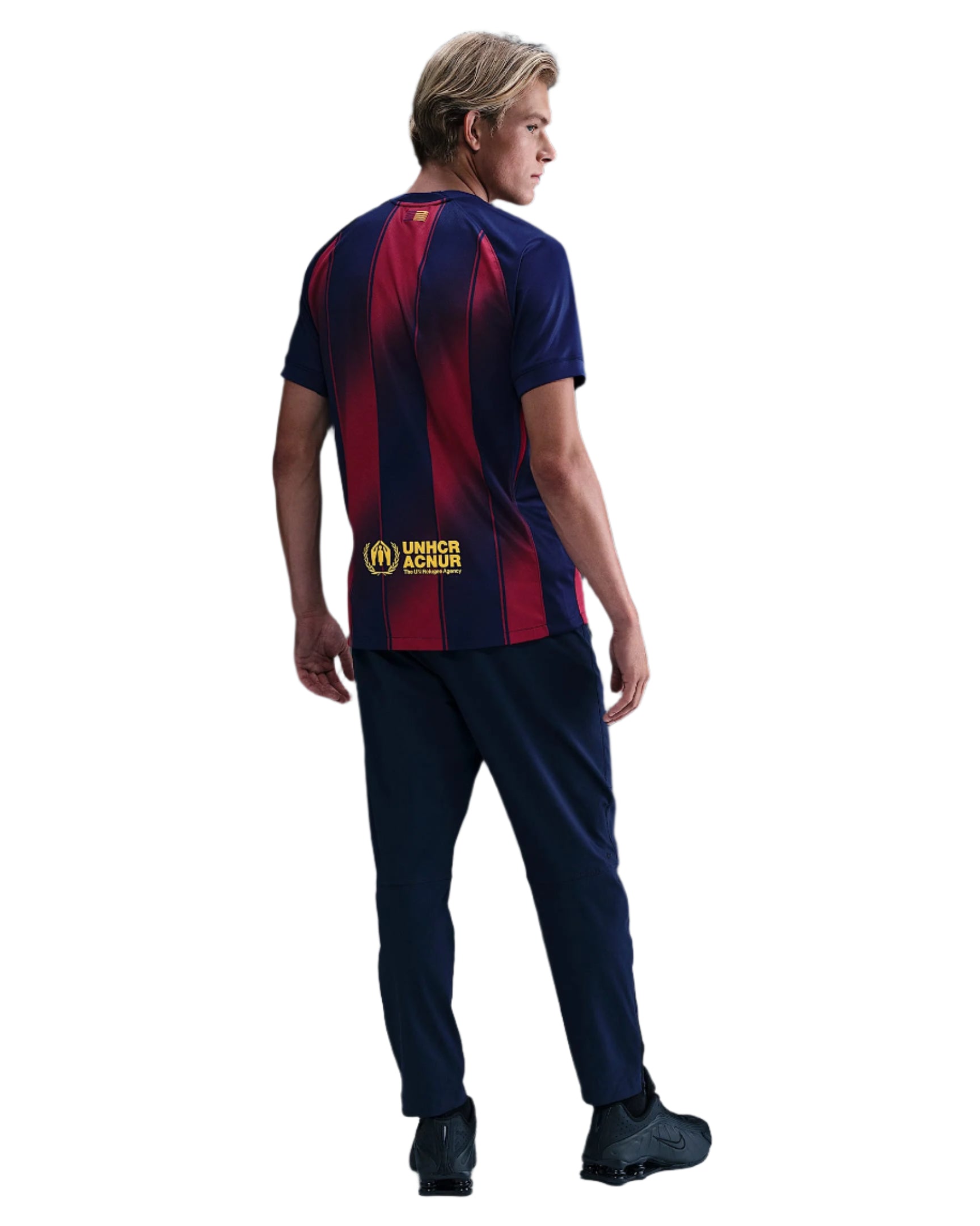 Nike Marcus Rashford FC Barcelona Home Jersey 25/26 w/ Champions League Patches (Deep Royal Blue/Midwest Gold)