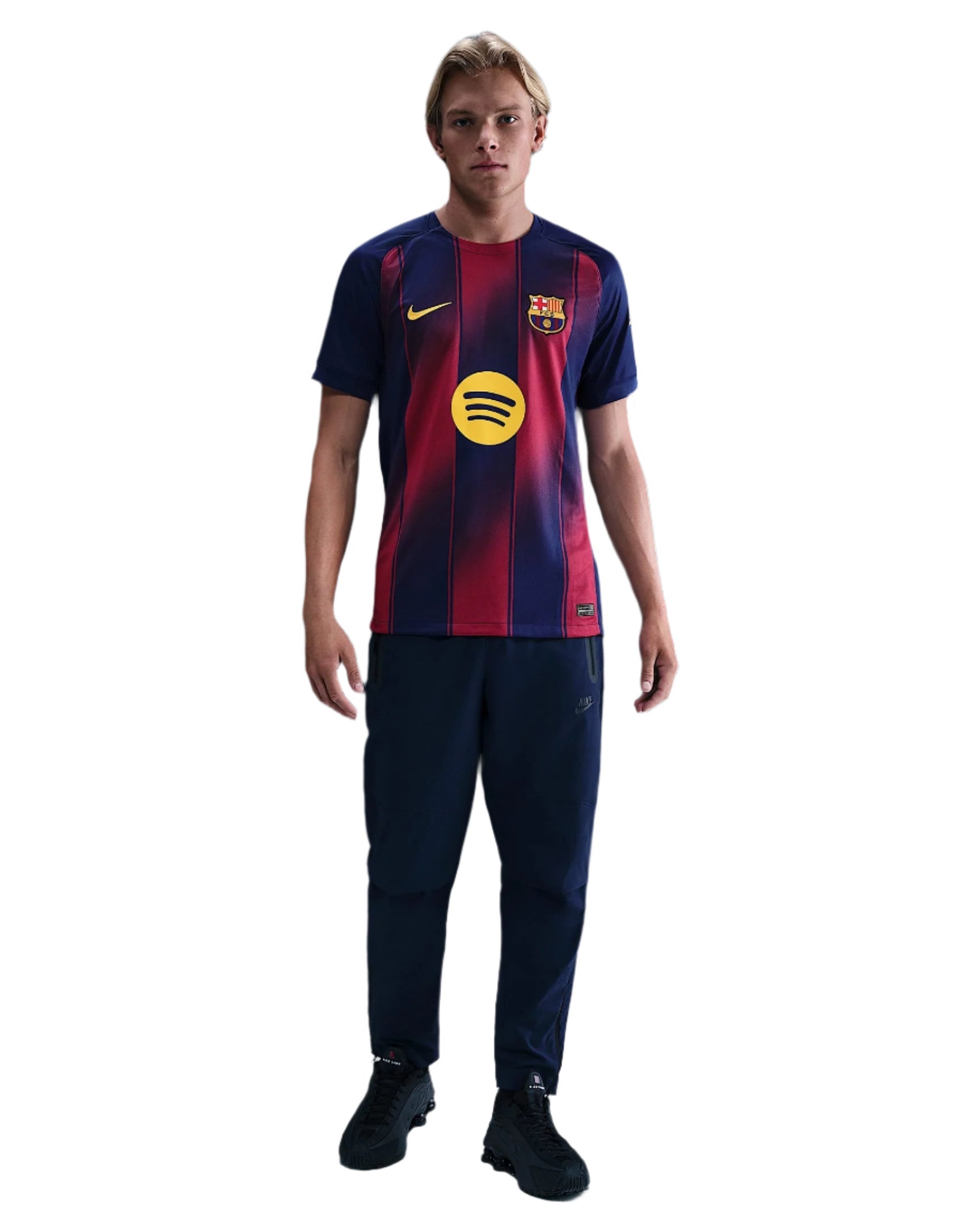 Nike Balde FC Barcelona Home Jersey 25/26 w/ Champions League Patches (Deep Royal Blue/Midwest Gold)