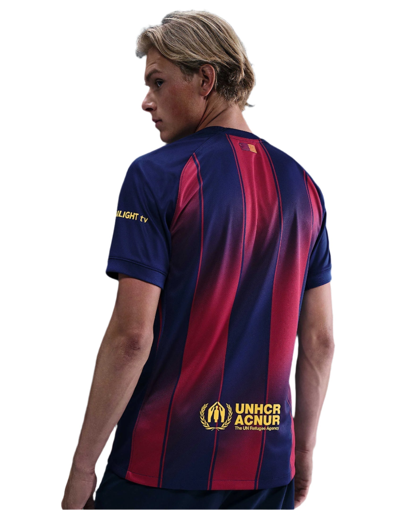 Nike Marcus Rashford FC Barcelona Home Jersey 25/26 w/ Champions League Patches (Deep Royal Blue/Midwest Gold)