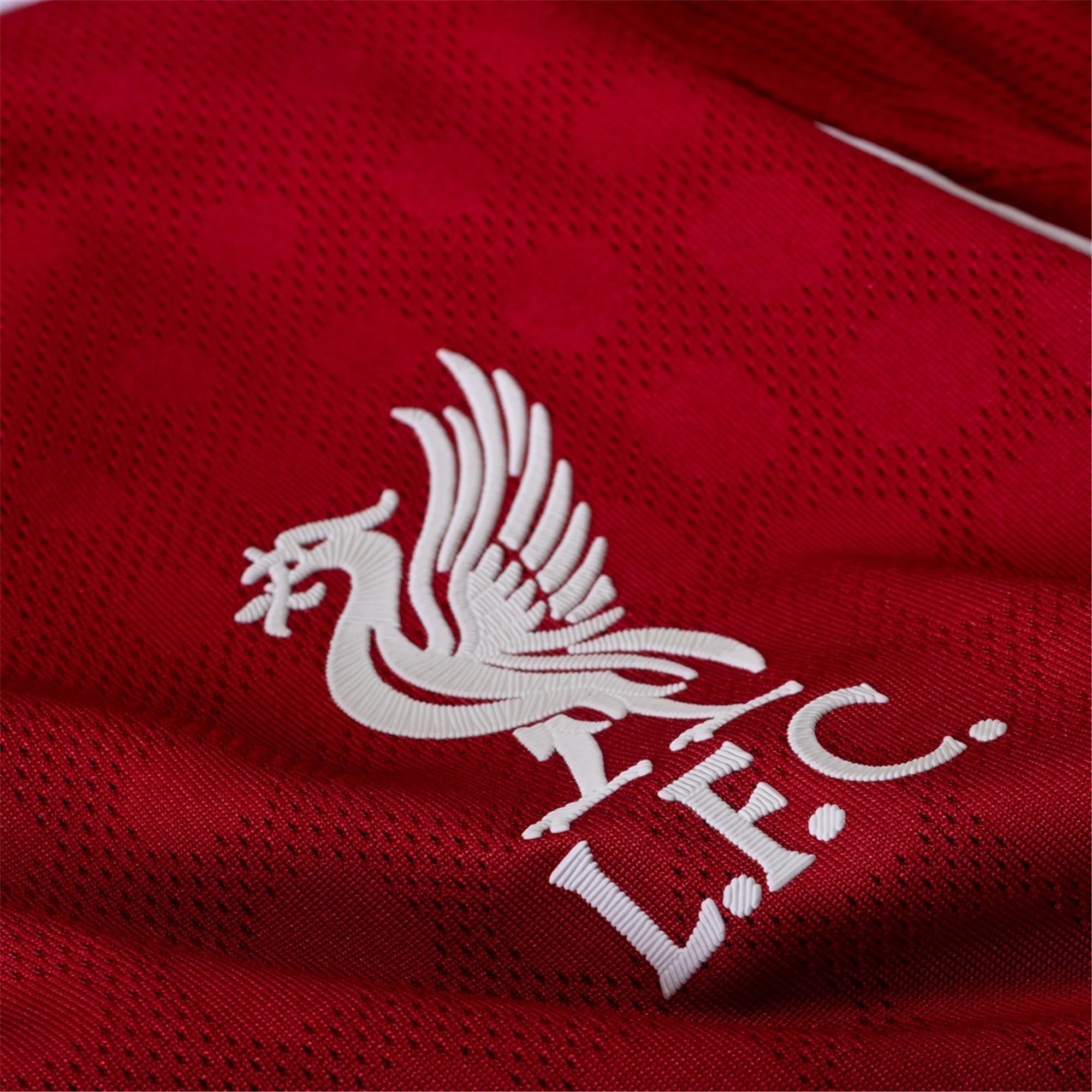 adidas Men's Liverpool FC Authentic Bradley Home Jersey 25/26 w/ EPL + NRFR Patches (Strawberry Red)