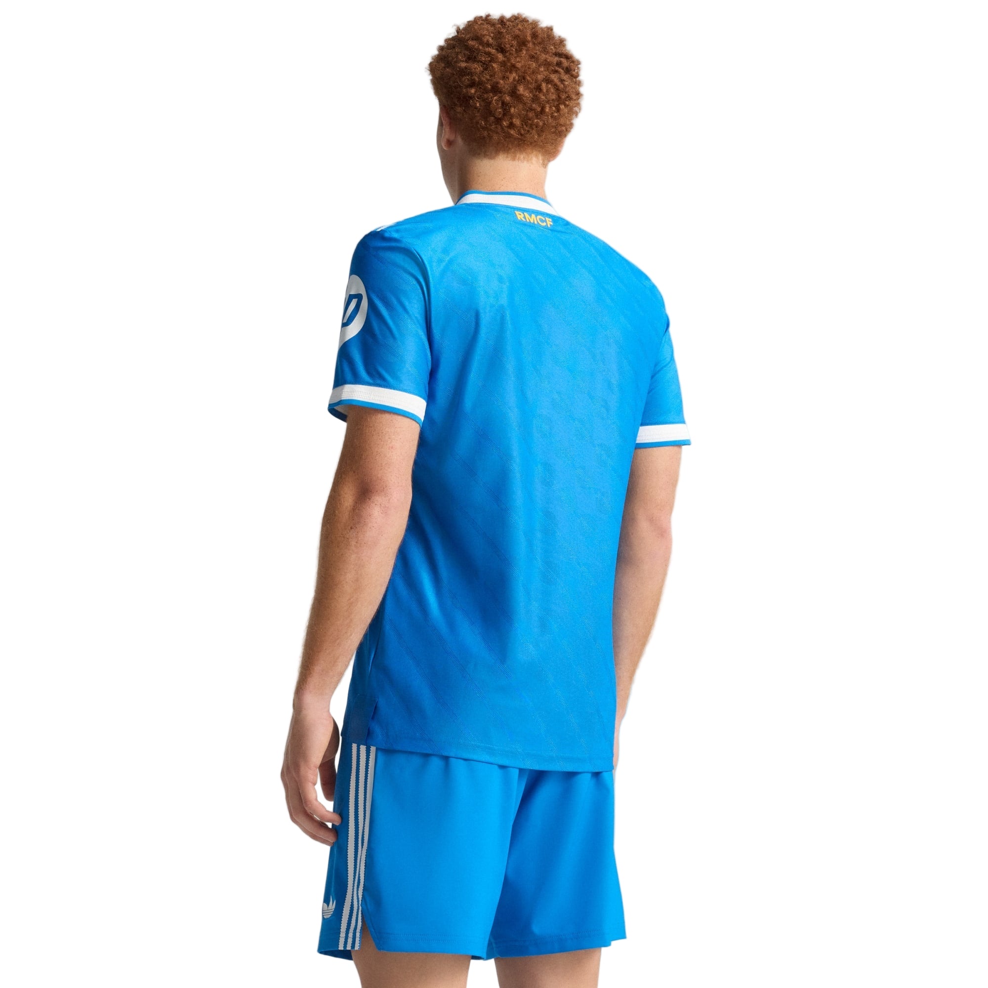 adidas Men's Bralim Real Madrid 25/26 Authentic Third Jersey w/ Champions League Patches (Blue)