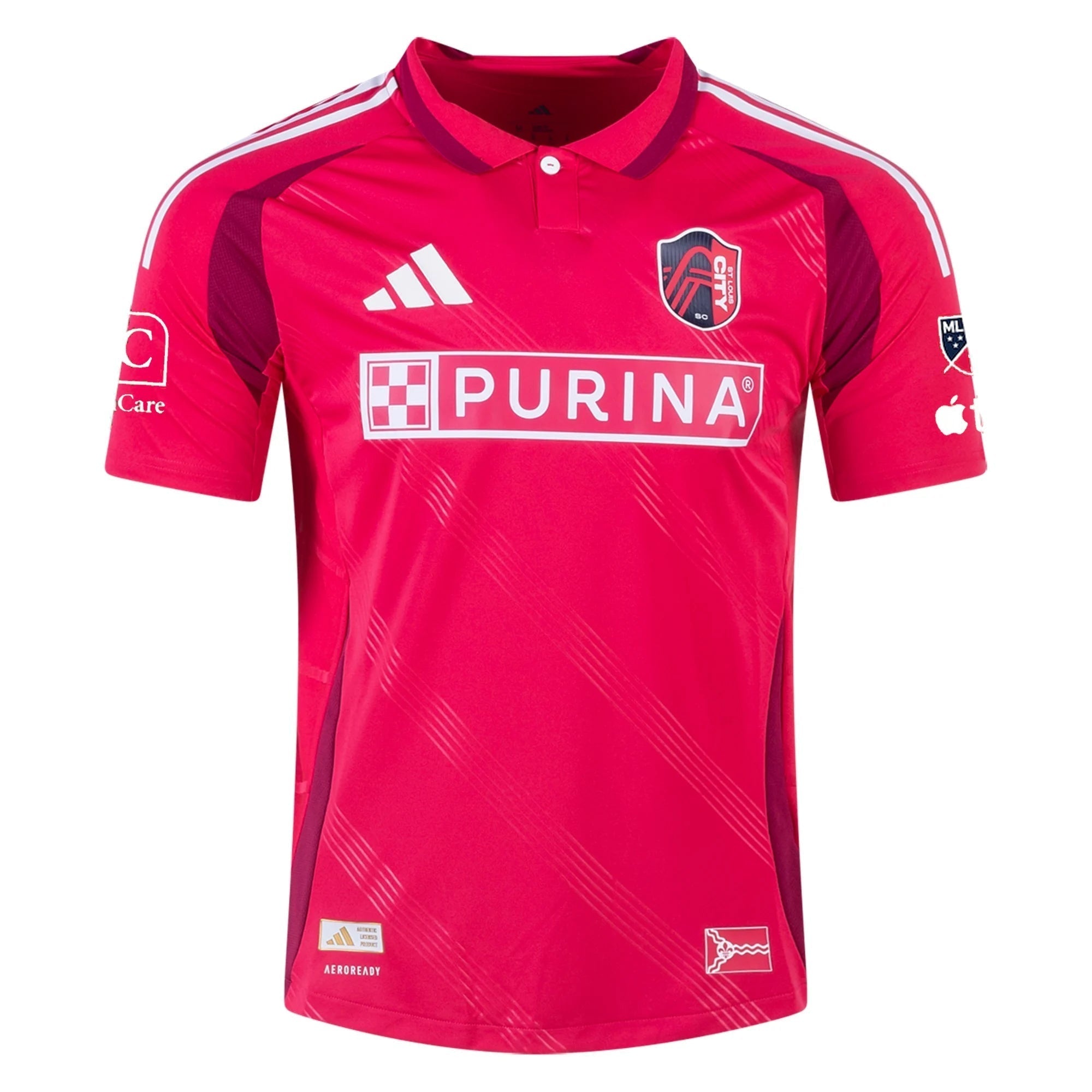 adidas Akil Watts St. Louis FC Authentic Home Jersey 25/26 (Power Pink)