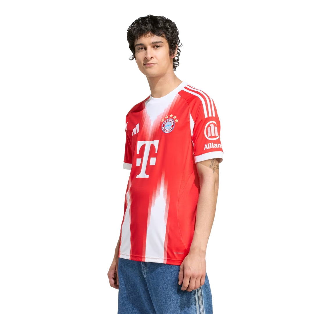 adidas Bayern Munich Harry Kane Home Jersey w/ Champions League Patches 25/26 (Red)