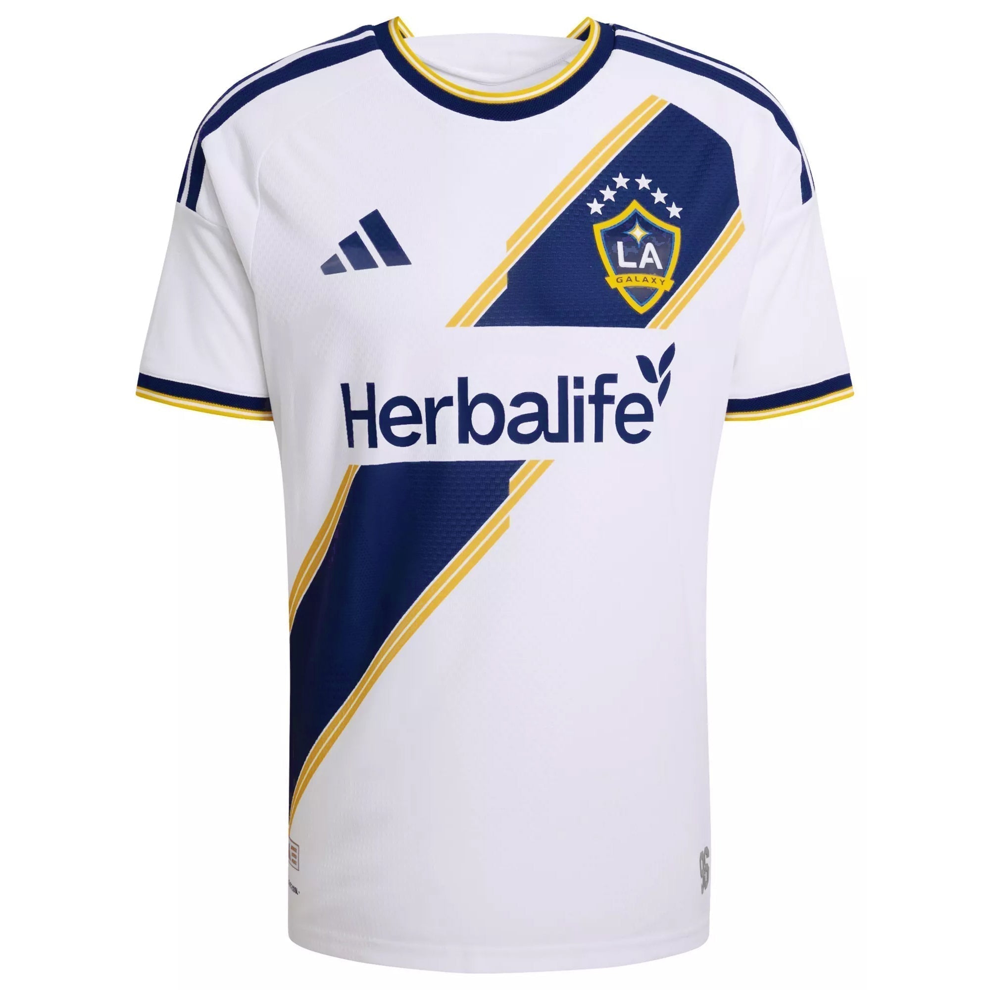 adidas Men's Parente LA Galaxy Authentic Match Home Jersey 26/27 (White)