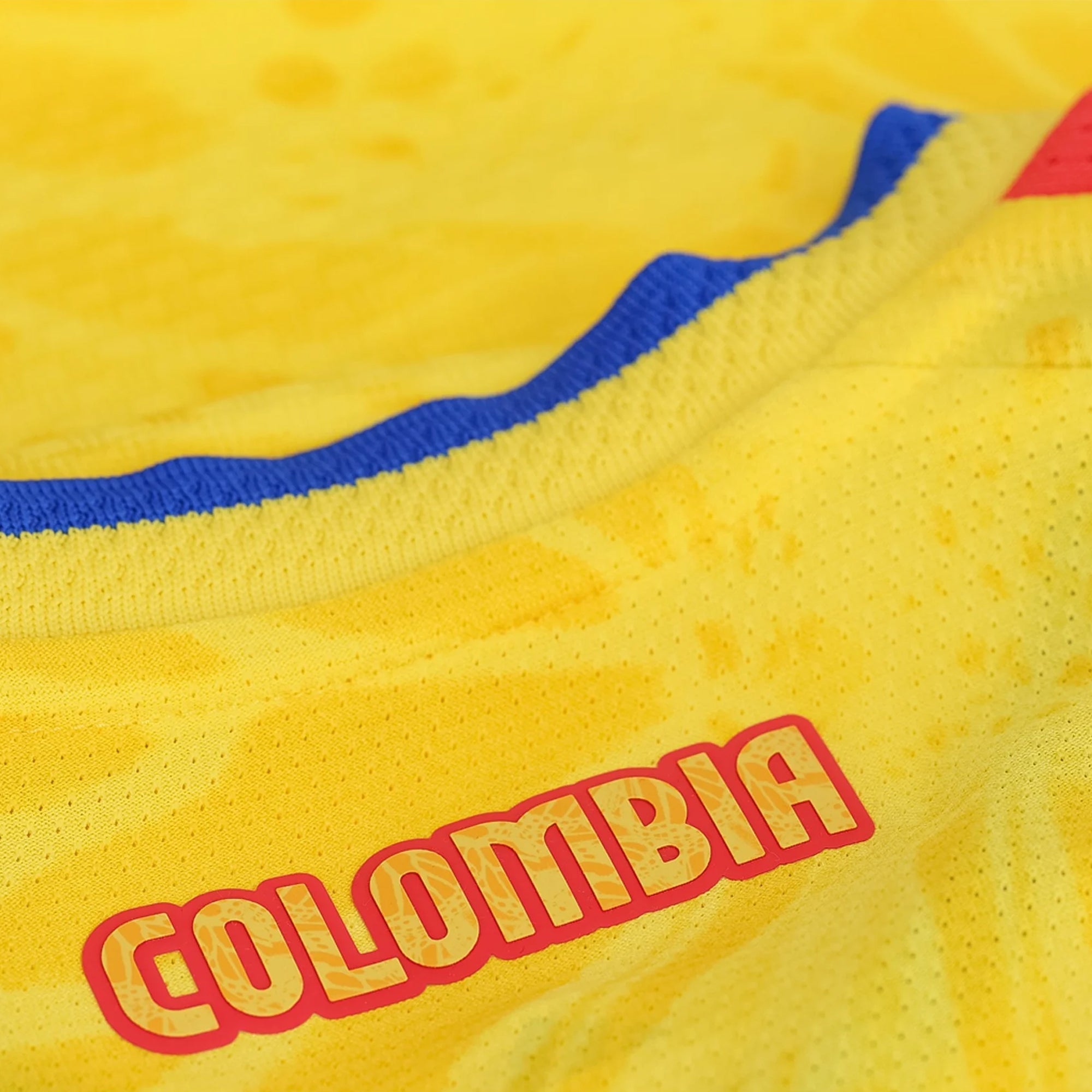 adidas Men's Cuesta Colombia 2026 Authentic Home Jersey (Impact Yellow)