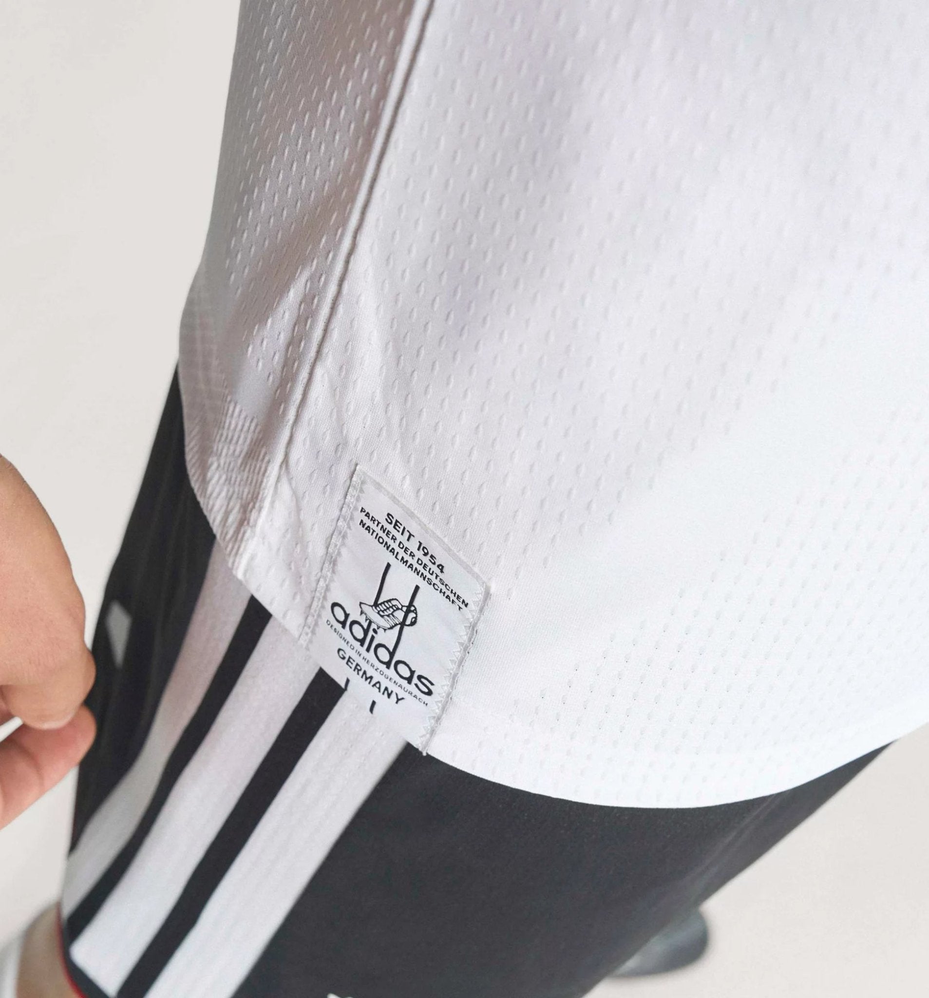 adidas Men's Musiala Germany Authentic Home World Cup Jersey 2026 (White/Black)