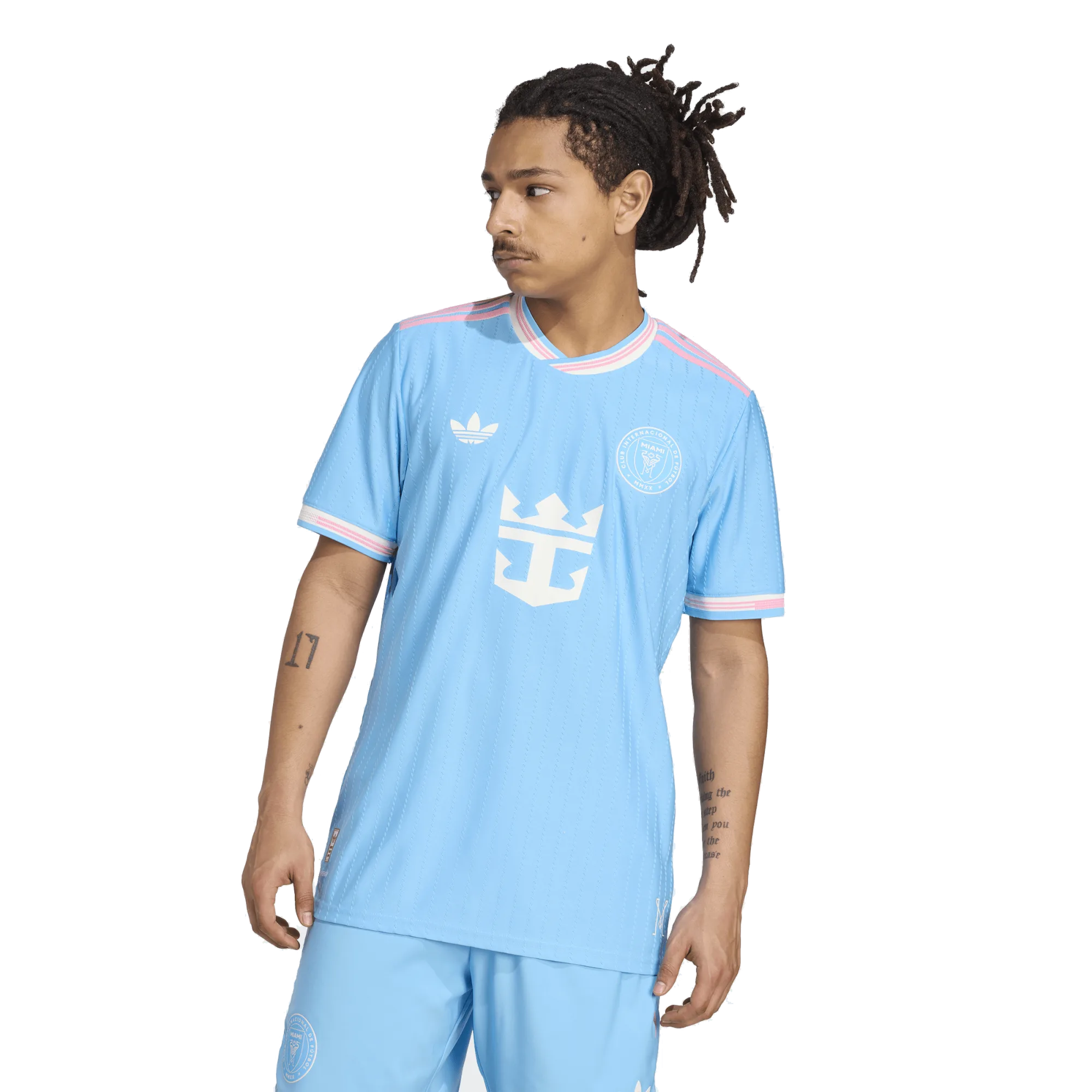 adidas Segovia Inter Miami Authentic Third Jersey 25/26 (Blue/Pink)