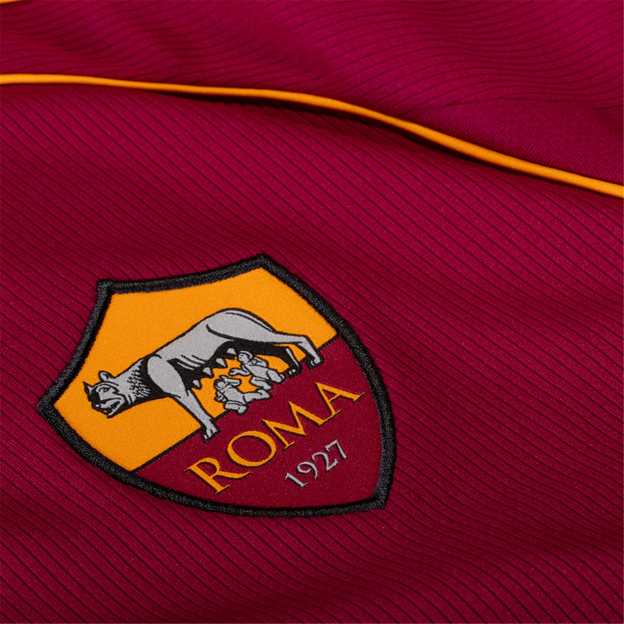 adidas Men's Roma Mehmet Zeki Çelik Home Jersey w/ Europa League Patches 25/26 (Burgundy)