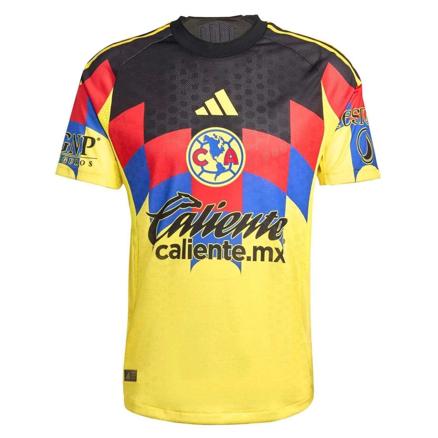 adidas S. Caceres Men's Club America 25/26 Authentic Home Jersey (Yellow)