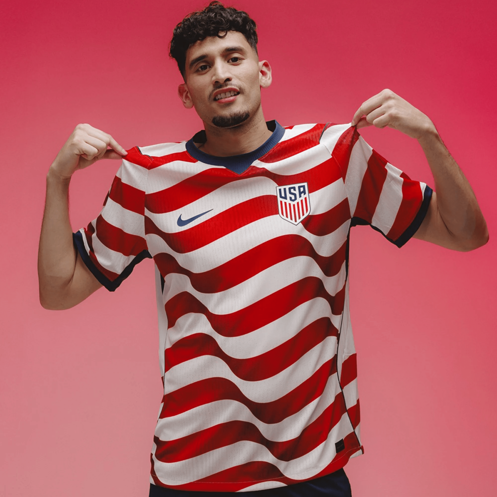 Nike Mens Weah United States Match Authentic Home Jersey 2026 (Sail/Midnight Navy)