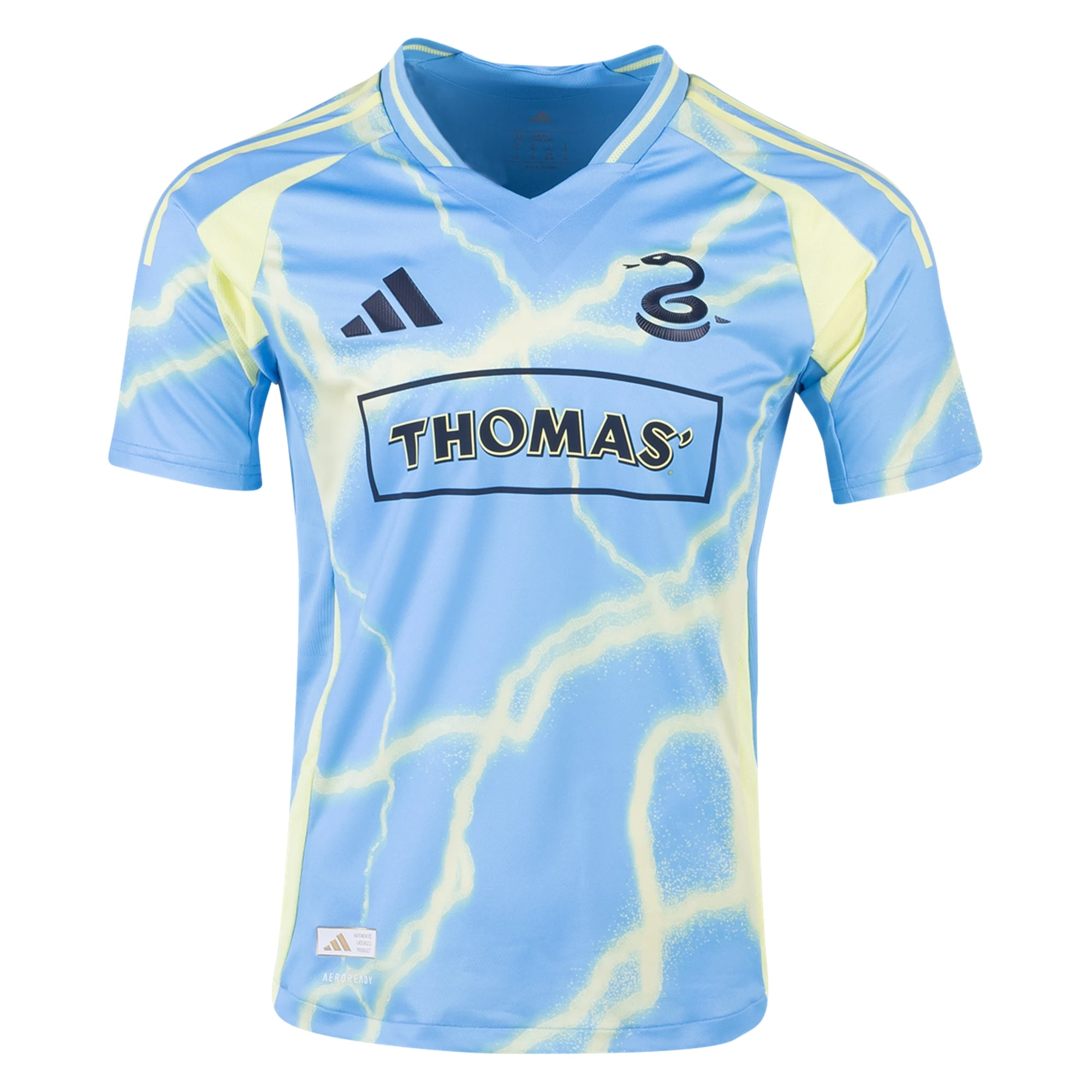 adidas Philadelphia Union Jeremey Rafanello Authentic Away Jersey 25/26 (Blue/Yellow)